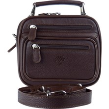 Erkek El ve Omuz Askılı Deri Çanta Hakiki Derisi