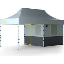 Prokamp Verandalı 3x6 Büyük Aile Kamp Çadırı Outdoor Tente Gazebo Avcı Offroad Bahçe Çadırı Çardak