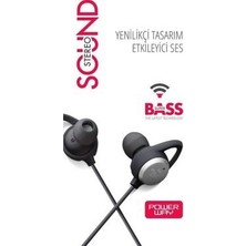 Powerway  XM07 Extrabass Mikrofonlu Silikonlu Kulak Içi