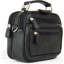 Erkek El ve Omuz Askılı Deri Çanta Hakiki Derisi