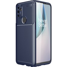 Pilanix One Plus Nord 100 Kılıf Karbon Desenli Lux Negro Silikon