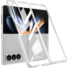 Pilanix Samsung Galaxy Z Fold 4 Kılıf Renkli Kenarlı Camlı Full Kıpta Kapak