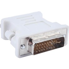 DVI 24+5 Erkek To VGA Dişi Çevirici Dönüştürücü - DVI VGA Adaptör