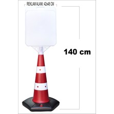 Burada Reklam ve Medikal Park Etmek Yasaktır Uzun Büyük Duba Reklam Park Kaldırım Dubası 140 cm cm A+Plus Plastik (42X48)