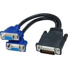 Dms-59 DMS59 VGA Splitter Kablo - 59 Pin DVI To 2 VGA Çevirici