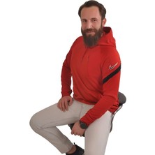 Nike Dry Acd Hoodie Po Fp Ht Erkek Kırmızı Futbol Sweatshirt CQ6679-688