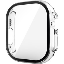 Kny Apple Watch Ultra 49 mm Için Ekran Koruyuculu Kasa Koruyucu Sert Gard Kapak