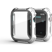 Kny Apple Watch 7 45 mm Için Ekran Koruyuculu Ultra Korumalı Sert Gard Kapak GARD10