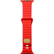 Kny Apple Watch 38 mm Için Düz Desenli Silikon Kayış-Kordon Krd-73