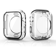 Kny Apple Watch 44 mm Için Ön+Arka 360 Derece Ekran Koruyuculu Gard Kapak