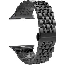 Kny Apple Watch Ultra 49 mm Için Renkli Zincir Modelli Metal Kayış-Kordon