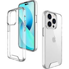 Kny Apple Iphone 14 Pro Max Kılıf Ultra Korumalı Metal Tuşlu Şeffaf Gard Kapak