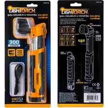 Lightorch LT03146 Şarjlı Cob Çalışma Lambası El Feneri 300 Lümen