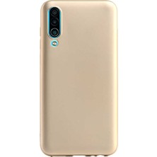 Apsuwa Meizu 16XS Kılıf Premier Silikon Esnek Koruma+Nano Glass Gold