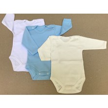 Özdemirli Bebe Çıtçıtlı Badi Uzun Kol (3 Lü Paket)