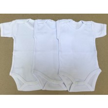 Özdemirli Bebe Çıtçıtlı Badi Kısa Kol (3 Lü Paket)