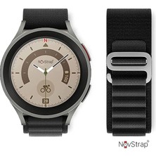 NovStrap Samsung Galaxy Watch 4 5 Pro 6 7 Fe Seri 40 44mm Classic 42 43 45 46 47mm Uyumlu Kordon Alpine Loop