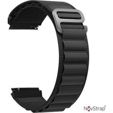 NovStrap Samsung Galaxy Watch 4 5 Pro 6 7 Fe Seri 40 44mm Classic 42 43 45 46 47mm Uyumlu Kordon Alpine Loop