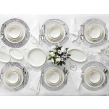 English Home Torino Porselen Tuzluk-Biberlik 5,5x5 cm Silver