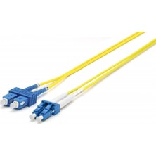 Fibre Fiber Optik  Patch Cord Kablo Dublex Sm Sc-Lc 150MT
