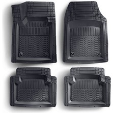 Sare Tuning Citroen Nemo 2012-2014 Araca Uyumlu 4d Elegance Kutulu Siyah Oto Paspas Takımı