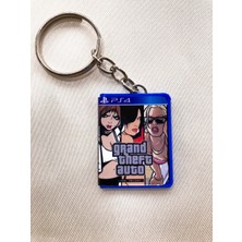 Cosmic Store Gta The Trilogy Minyatür Ps4 Oyun Kutusu Anahtarlık