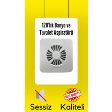 Ak-İş 120'Lik Banyo Tuvalet Aspiratör Havalandırma Fanı