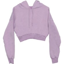 Donna Tocca  Kapşonlu Crop Sweatshirt