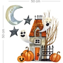 Piksel Grafik Halloween Cadılar Bayramı Dekoratif Sticker