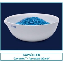 Isolab 038.12.125 Kapsül - Porselen - Dibi Yuvarlak - Çap 115 mm (6 Adet)