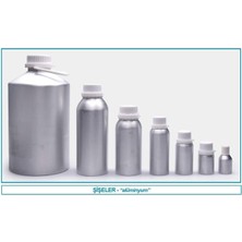 Isolab 061.14.120 Şişe - Vida Kapaklı - Dar Boyun - Alüminyum - 120 ml (10 Adet)