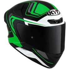 Kyt Tt-Course Kask Overtech Siyahyeşil