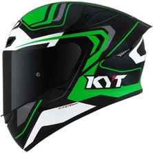 Kyt Tt-Course Kask Overtech Siyahyeşil