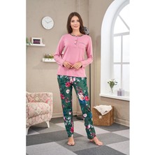 Pjs 23509 Kadın Patlı Desenli Pijama Takım
