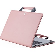 Love Home Lovehome 12 Inç Apple Notebook Deri Dizüstü Bilgisayar Çantası - Pembe  (Yurt Dışından)