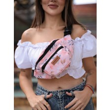 Moserini Unisex Desenli Omuz ve Bel Çantası - Venus