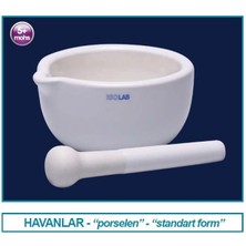 Isolab 038.02.150 Havan  Porselen  Tokmaksız  Çap 175 mm 1 Adet