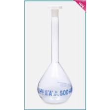 Isolab 014.01.500C Balonjoje  Yüzey Kaplı  Standard  Amber 500 ml  Ns 19/26 2 Adet