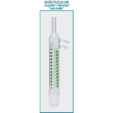 Isolab 035.13.070 Soğutucu Dimroth  Soxhlet Için  70 ml  Erkek:ns 34/35  Cam Yan Kol 1 Adet
