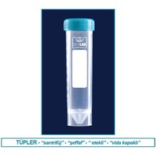 Isolab 078.02.006 Tüpsantrfüjp.pvidalı Kapaklı50 Mldna/rna Freeetekligamma Steril 50 Adet