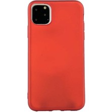 Apsuwa Apple iPhone 11 Pro Kılıf Premier Silikon Esnek Arka Koruma Kırmızı