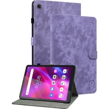 ZH Store Lenovo Sekmesi Için Kaplan Deri Tablet Kasası M7 3 Gen (Yurt Dışından)