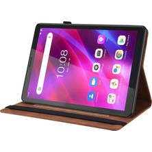 ZH Store Lenovo Sekmesi Için Çiçek Pu Kılıf M7 3. Gen (Yurt Dışından)