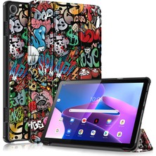 ZH Store Lenovo Sekmesi Için Deri Akıllı Tablet Kasası M10 10.1 3. Gen (Yurt Dışından)