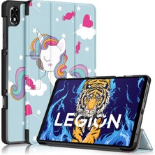 ZH Store Lenovo Legion Y700 Için Deri Akıllı Tablet Kasası (Yurt Dışından)