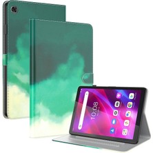 ZH Store Lenovo Sekmesi Için Suluboya Desen Tablet Kasası M7 3 Gen (Yurt Dışından)