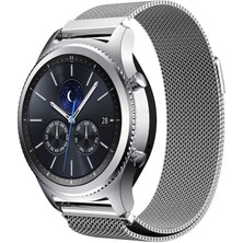 Techmaster Samsung Gear Watch 3 41MM Active 2 40 44MM Metal Hasır Tme Kordon 20MM