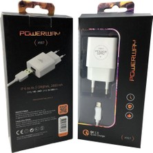 Myglobal 2A (Iphone) USB Kablolu Sarj Seti Powerway X907