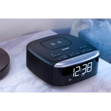 Philips TAR7606/10 Bluetooth-Radyo-Alarm Saat -Kablosuz Qi Şarj Cihazı