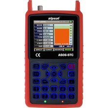 Satfinder Alpsat AS06-STC Satfınder 6 Hd Slım Görüntülü Uydu Bulucu + Kamera Tester Cihazı